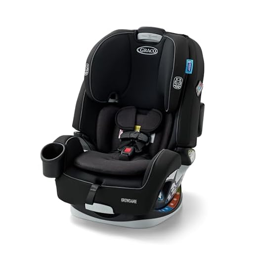 Graco Grows4Me 4-in-1 Convertible Car Seat, 10 Years of Use - Infant Car Seat to Toddler, 4 Stages of Use - Rear Facing, Forward Facing, High Back Booster, Backless Booster Seat, West Point Design