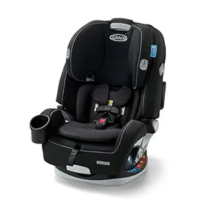 Graco Grows4Me 4-in-1 Car Seat, Convertible Infant to Toddler Car Seat and Booster, West Point Design, for 10 Years of Safe, Comfortable Journeys