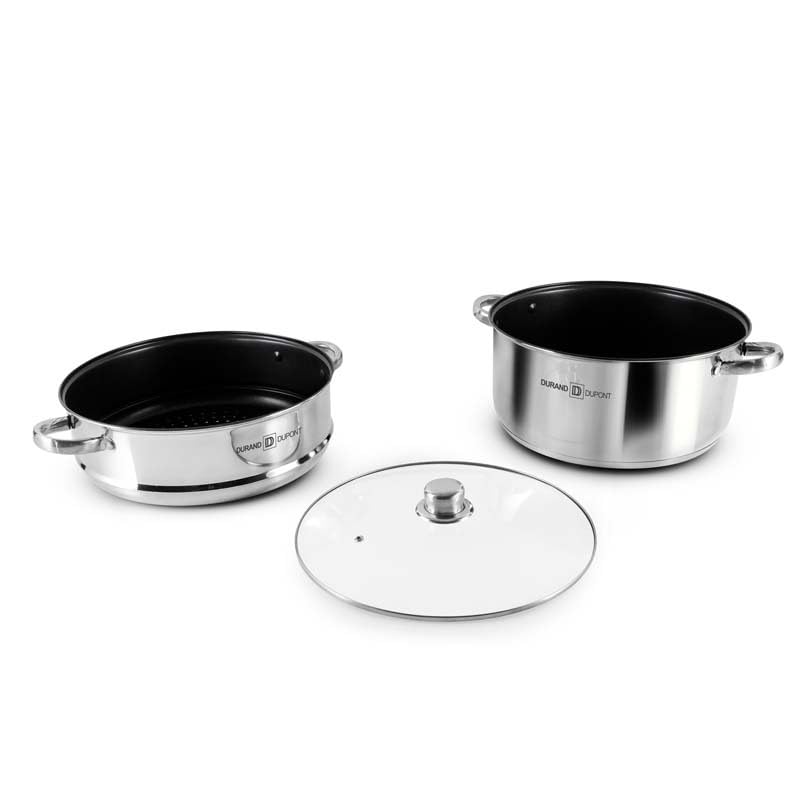Couscoussier Inox 20 Cm Tfi Avec Couvercle En Verre Marrakech 20 De Kitchencook