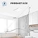 4 Pack Grille Spring Clips for Broan Nutone FG701S Bathroom Exhaust Fan Cover Stainless Steel Bathroom Vent Fan Spring Clips Tool-Free Installation