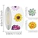 500PCS Flower Stickers Roll 10 Styles Envelope Seals Sticker for Aesthetic Flower Decals for Adults Aesthetic Stickers for Scrapbooks Water Bottle Gift Boxes Party Decorations(500 Per Roll)