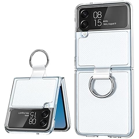 Olycism Case Compatible with Samsung Galaxy Z Flip 4 5G, Ultra-thin Back Cover Protection Protective Phone Case Cover for Galaxy Z Flip 4 Shock-Absorption Anti-scratching Slide-Proof Clear Cover