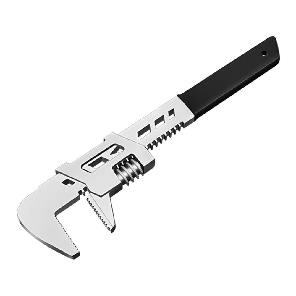 Udsknv[Ksl As Shown Wrench F-Type 1Pc Adjustable Spanner With Wide Jaw For Home For Diy Pipe Repairs