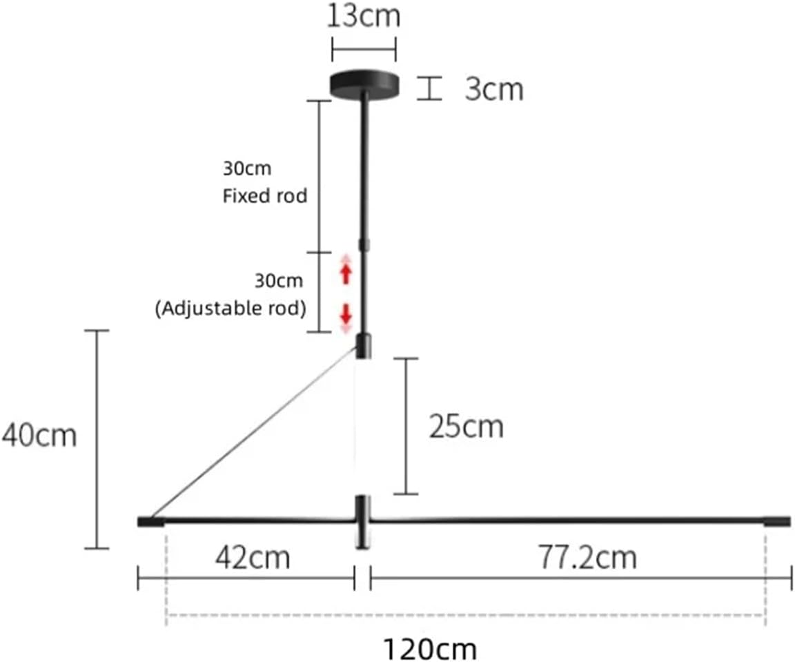 Wallps, Led Strip Lights Modernmalist Black Hangingps for Dinihall Counter Dinitable Indoor Lightifixtures,Lights/Neutral Light/a