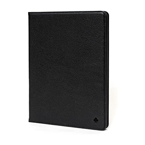 Porter Riley - Leather Case for iPad Mini 7 / Mini 6 (8.3 inch) 2024/2021. Premium Genuine Leather Stand/Cover/Flip Case (Pure Black) Cover