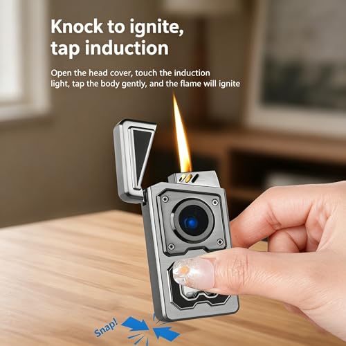 Encendedor inteligente clásico con sensor y llama suave miniatura 4