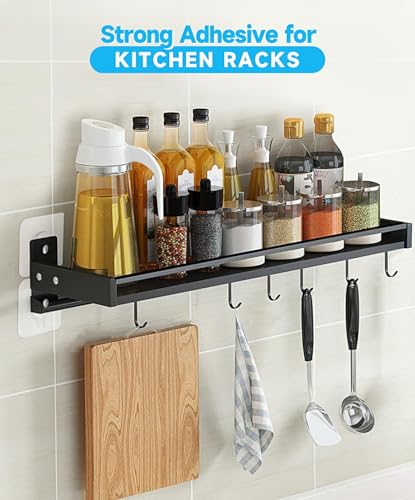 Image of Self Adhesive Heavy Duty Wall Hooks for Hanging Transparent Stainless Steel Waterproof Hooks for Kitchen, Bathroom, Home & Office (Hanging Photo Frames)
