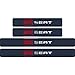 JXSMQC 4PCS Adesivo soglia Auto Porta Autoadesivo in Fibra di Carbonio. per Seat Ibiza 6j 6l da Ateca Altea XL Leon 2 Leon Alhambra