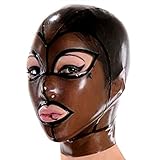 Latex Maske Geeignet Für Alle Arten Von Szenen - Perfekter Kostümball, Geschenk, Kostümparty, Geburtstagsfeier, Karneval, Weihnachten, Ostern, Neujahrsparty, Halloween-Kostümparty Usw.