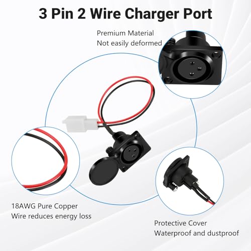 Image of EOPOAYI MX500 Controller Replacement for Razor MX650 V14+ MX500 V21+ SX500 McGrath Electric Dirt Rocket Bike RSF650 EcoSmart Metro Scooter Dirt Quad 500 ATV, 36V Control Module with 3 Pin Charger Port