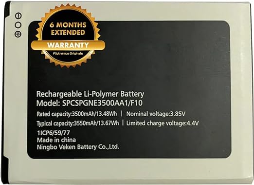 Image of SPCSPGNE3500AA1 Battery for Gionee F10 Battery with 6 Moth Warranty**** (Z27)