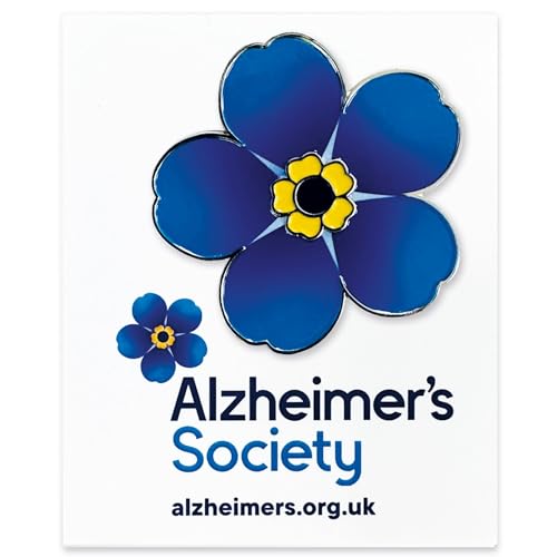 Alzheimers Society Forget-me-not flower brooch