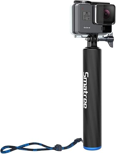 Smatree F1 Waterproof Floating Carbon Fiber Hand Grip Compatible For Gopro Max/ Gopro Hero 9/8/7/6/5/4/3/2/1/Session/Gopro Hero 2018 #TOP16