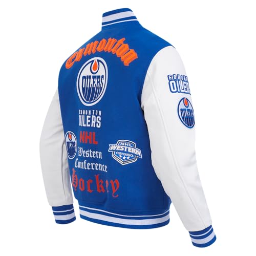 Image of Pro Standard Mens NHL Old English Varsity Jacket