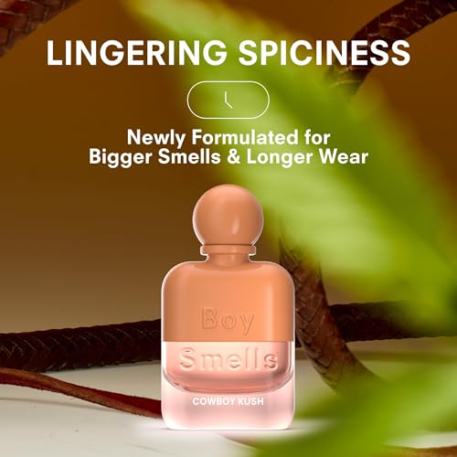 Boy Smells Cowboy Kush – Eau de Parfum - Long Lasting Perfume with Patchouli Scent – Spicy Aromatic Fragrance with Leather & Hazelnut Notes – 50 ml - Image 4