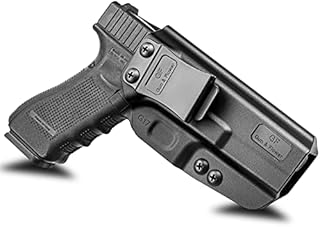 IWB Holster Compatible with Glock 17 22 31, Inside Waistband Concealed Carry Holster for G17 G22 G31, Adj. Cant, Adj. Retention, Available in Kydex and Polymer