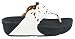 FitFlop Women's Flora Flip Flop, Urban White, 8 M US