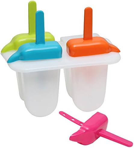 Time for Treats Frost Bites 4-Mold Ice Pop Maker, small, Multicolored