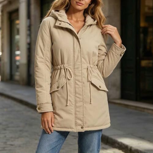 Parka Jackets for Women Winter Sherpa Lined Warm Coats Soft Cozy Outerwear - image 2