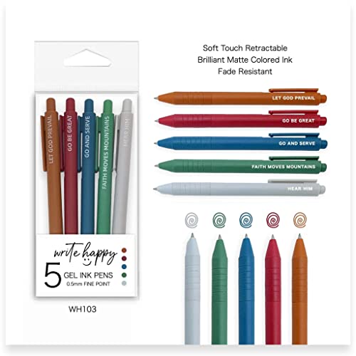 Set de 5 bolígrafos gel Write Happy Doodle Beads miniatura 2