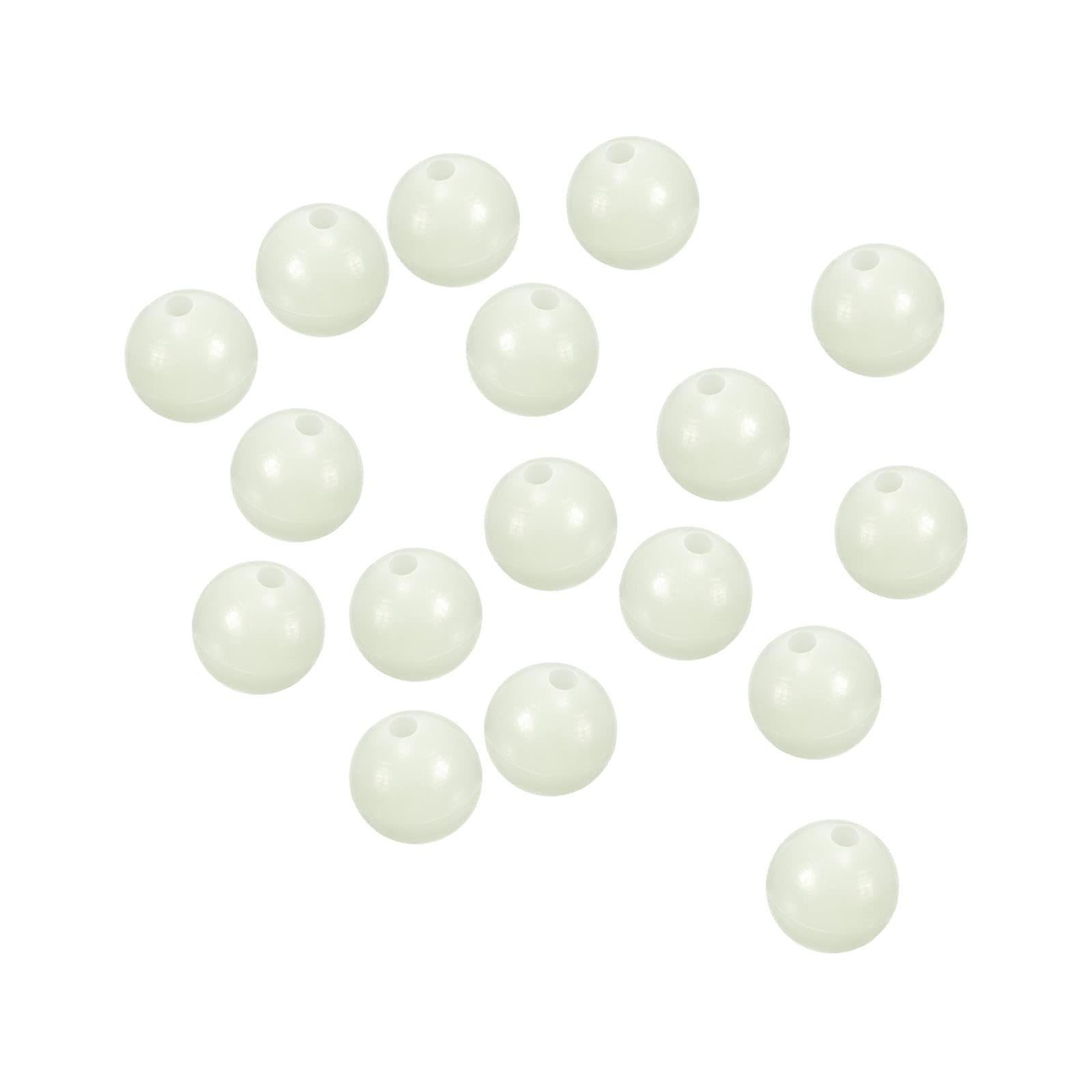 Perles Lumineuses Pêche 100 Pièces – Plastique Souple Ovale, Vert Fluorescent, Pour Hameçons Nuit Et Eau Profonde
