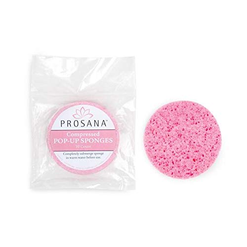 Prosana Compressed Pop-Up Sponges/Pink 10PK