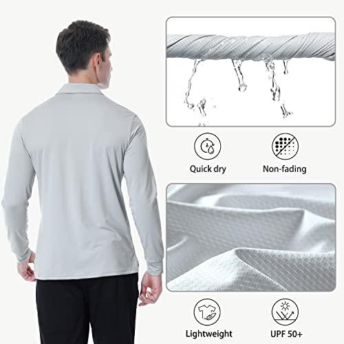 Jim League Men's Golf Shirts Polo Quick Dry Lightweight Performance Short & Long Sleeve Athletic Tennis Collar Shirts Upf50 #TOP1