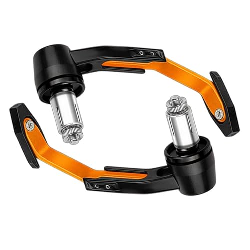 Protege main moto orange CNC : évitez la casse de vos leviers de guidon