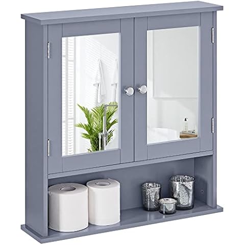 Yaheetech Wall-Mounted Bathroom Storage Cabinet Cover