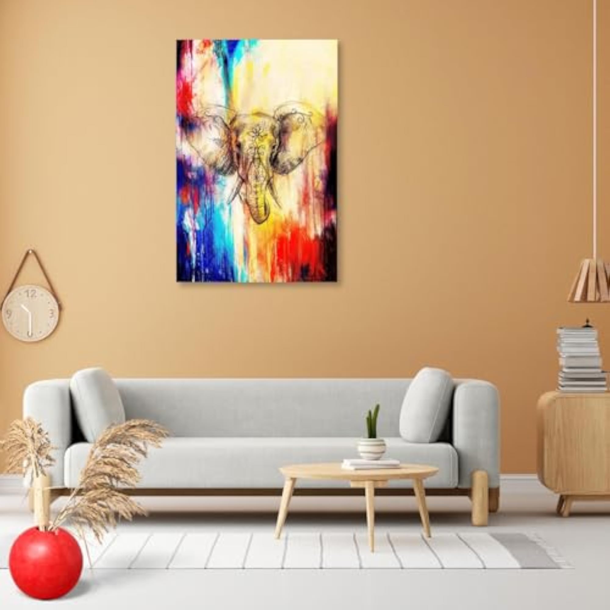Elephant Drawing D2 Wall Sticker