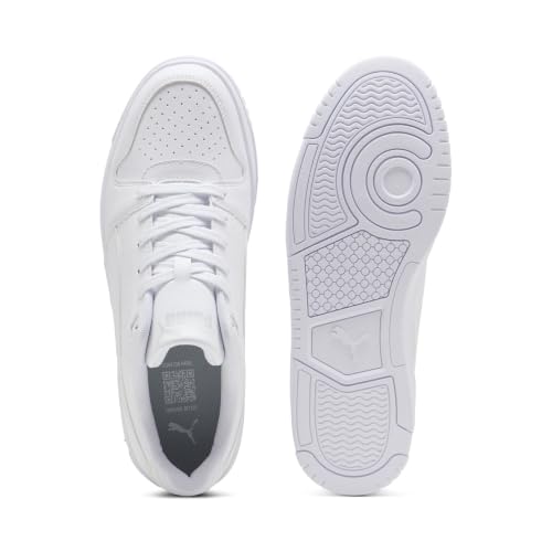 Puma Unisex Rebound Low Puma White-Glacial Gray 11 46