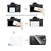 JJC (2 Pack) Tempered Glass Screen Protector Screen Film Compatible for Hasselblad bl907X & CFV 100C 907X 50C Camera, Ultra-Thin Clear Anti-Fingerprint Anti-Scrach 9H Camera Protector Cover