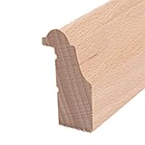  Ross Falzleiste Massivholz 20 x 37 mm Buche roh 50 Meter