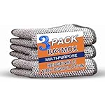 RAYMOX Non-Scratch Dish Wash Cloth (Pack of 3), Steel Wire Dish Cloth, Wire Dishwashing Rags for Wet and Dry Stainless Steel Scrubber Non-Scratch Wire Dishcloth for Washing Dishes Sinks Counters (3)