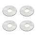 COMOK 4Pcs 40mm Dia 1mm Thickness 72 Teeth Circular High Speed Steel Plain Slitting Saw Cutter Cutting Tool(Size:40mm x 1mm x 13mm)