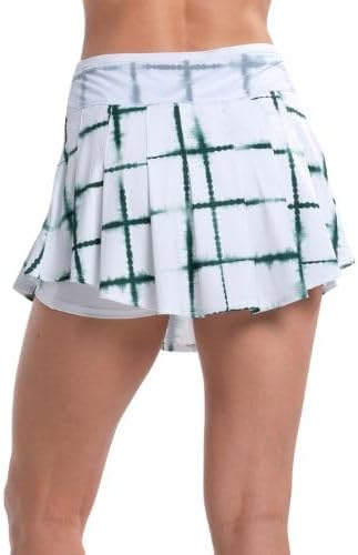 Lucky In Love Shibori Plaid Skirt
