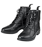 Dover Saddlery Riding Sport - Ladies' Provenance Lace Paddock Boots, Color: Black, Size: 8