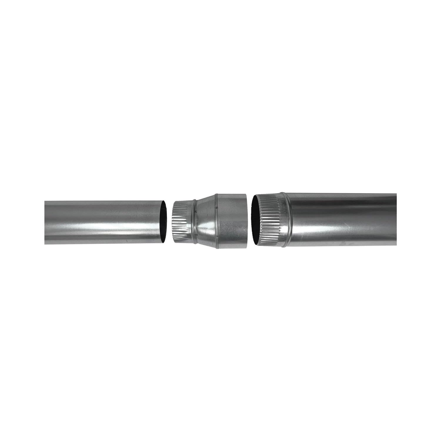 Reducción para chimeneas en Acero Galvanizado - Serie Lisa - 350 a 300 mm