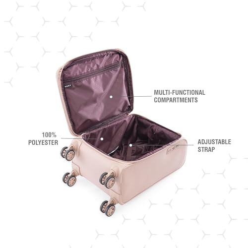 Image of DKNY Sweet Dreams Range Cappuccino 21 inch Cabin Soft Luggage