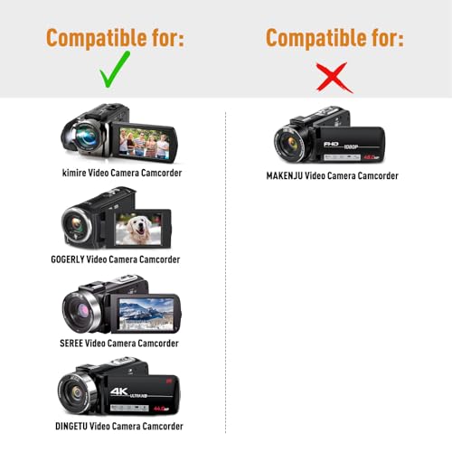 LTGEM EVA Hard Case for Kicteck Video Camera Camcorder Digital YouTube Vlogging Camera Recorder - Travel Protective Carrying Storage Bag