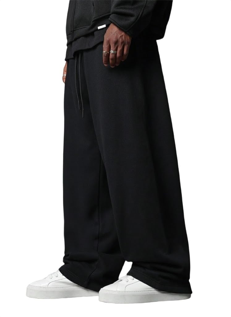 dockstreet Track Pant for Men || Baggy Fit || Track Pants || Full Elastic Jogger Track Pant || 100% Cotton-picture-22