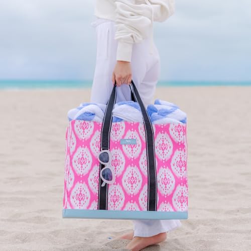 Image of SCOUT Original Deano Tote - Durable Lightweight Open Top Beach, Pool & Lake Bag, Inside Zip Pocket, Folds Flat