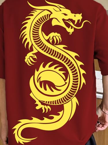 Image of Rigo Printed Oversized T-Shirts for Men | Drop Shoulder T-Shirt for Men