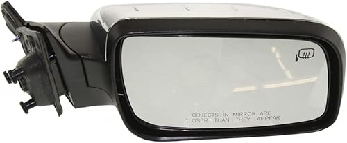 Para Mercury Sable 2008 2009 Espejo lateral del pasajero | Vista eléctrica | Con calefacción eléctrica | Negro texturizado | w/cubierta cromada |