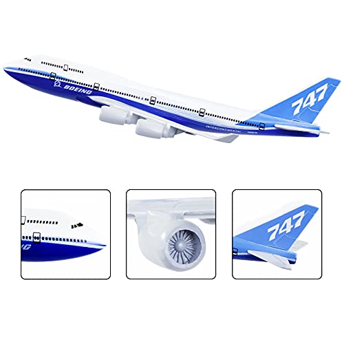 Busyflies 1:400 Diecast Airplanes Model Aircraft Metal Boeing 747 Plane Alloy Model for Collections and Displays - Image 4