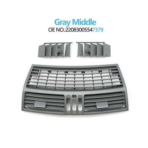 Rejilla de ventilación central para Benz Clase S W120 1998-2005, panel frontal de aire de coche 2