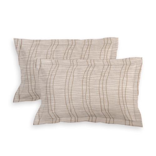 Image of RD TREND Presents Luxurious Glace Cotton Super Soft 210 TC 360 Elastic Fitted Bedsheet King Size (78X72X8 Inch) with 2 Pillow Covers (Multi Check, King Fitted)
