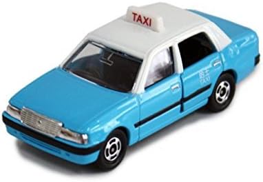 Hong Kong Limited Tomica Hong Kong Matoshi Toyota Crown Comfort taxi blue / white (rear left door opening and closing) Japanese version of Japan not for sale Takara Tomy TOMICA