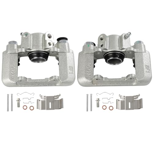 Image of SCITOO Rear Driver & Passenger Side Disc Brake Calipers 192971 192970 Compatible For Toyota For RAV4 2004-2005,With Bracket 2PCS