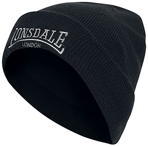 Lonsdale London Dundee Unisex Mütze schwarz 100% Polyacryl Basics,...